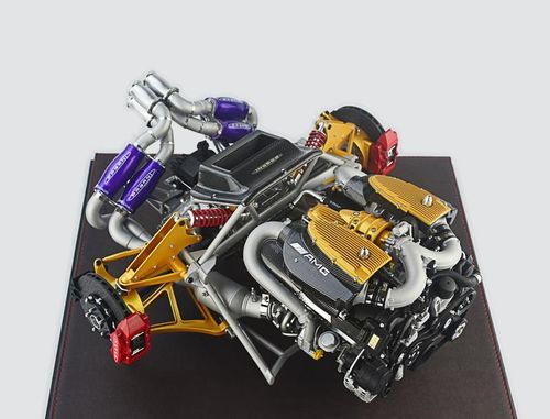 Pagani Huayra Engine 1/6
