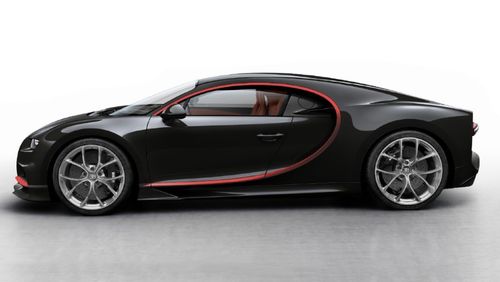 Bugatti Chiron SkyView Nocturne / Red 1/18